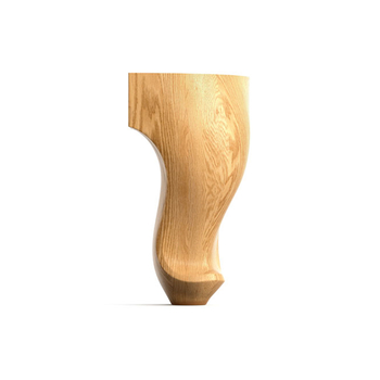 Cabriole leg Minimalist style from hardwood (1 PC)